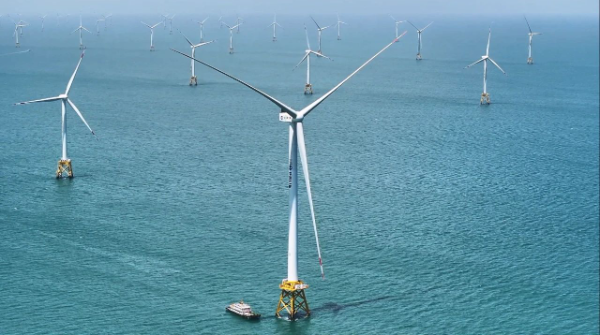 38.41萬千瓦時！全球首臺16兆瓦海上風機創(chuàng)單機日發(fā)電量新紀錄