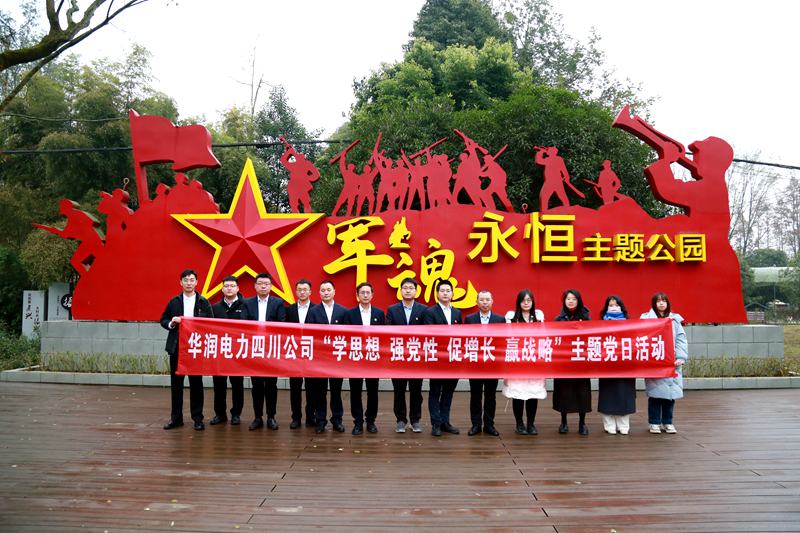華潤電力四川公司聯(lián)合華潤集團(tuán)在川企業(yè)開展“學(xué)思想、強(qiáng)黨性、促增長、贏戰(zhàn)略”主題黨日活動(dòng)