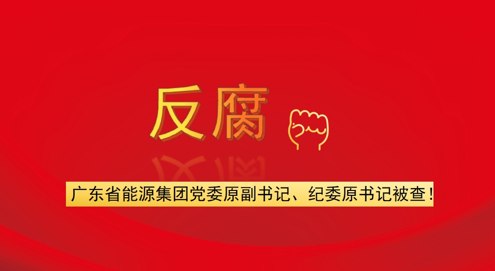 廣東省能源集團(tuán)黨委原副書(shū)記、紀(jì)委原書(shū)記被查！